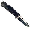 Folding Tactical Survival Pocket Knife Assisted Open with Two Tone Blade