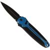 Folding Spring Assisted Blue and Black Knife.