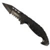 Folding Spring Assisted Black Knife.