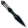 2 Piece Throwing Knife Black Color BioHazard