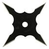 4" Black 4 Point Throwing Star