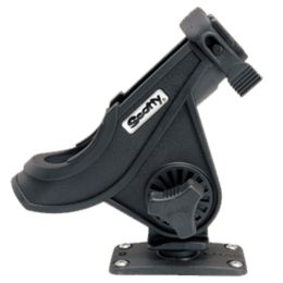 Scotty 281 Bait Caster/Spinning Rod Holder w/244 Flush Deck Mount - Black