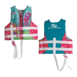 Puddle Jumper Child Hydroprene Life Vest - Seahorse - 30-50lbs