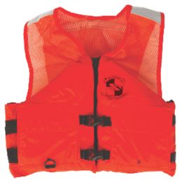 Stearns Work Zone Gear Life Vest - Orange - Large