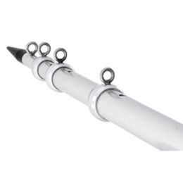 Tigress XD Telescoping Aluminum Outrigger Poles - 15 and #39; - 1-1/2" OD Silver