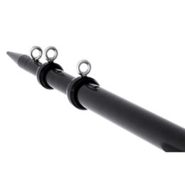 Tigress XD Telescoping Aluminum Center Rigger Pole - 8 and #39; - Black