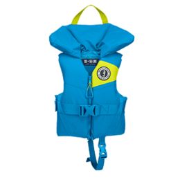 Mustang Lil and #39; Legends 100 Child Foam PFD - 33-55lbs - Azure Blue