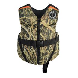 Mustang Rev Child Foam Vest - 33-55lbs - Mossy Oak Shadow Grass Blades