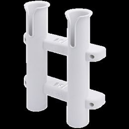 Sea-Dog Two Pole Side Mount Rod Storage Rack - White