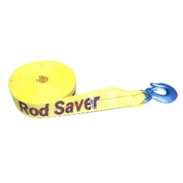 Rod Saver Heavy-Duty Winch Strap Replacement - Yellow - 2" x 20 and #39;