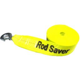 Rod Saver Heavy-Duty Winch Strap Replacement - Yellow - 3" x 20 and #39;