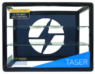 Taser Lockable Glass Display Case