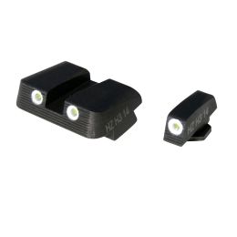 Hi-Viz Nitesight Glock 9mm Front and Rear Handgun Set