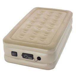 Serta Raised Twin Airbed with NeverFlat Pump