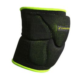 Champro Pro Plus Low Profile Knee Pad Black Optic Yellow LG