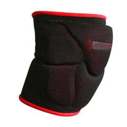 Champro Pro Plus Low Profile Knee Pad Black Scarlet Large