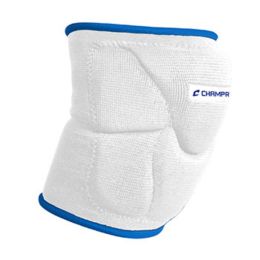 Champro Pro Plus Low Profile Knee Pad White Royal Medium