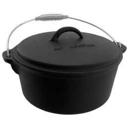 Old Mountain 4.5 Quart Flat Bottom Dutch Oven