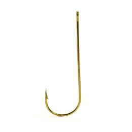 Mustad Aberdeen Extra Fine Point Bent In-Blonde Sz 1 10 Ct