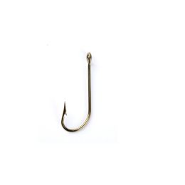 Mustad Kirby Ringed Hook-Bronze 10 Count Size 1