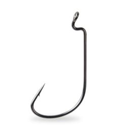 Mustad Megabite Widegap Offset Shank Hook-Blk Nickel 5Ct 1 0