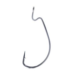 Mustad UltraLock Plast 1X Fine Wide Offset-Blk Nkl 5Ct 2 0