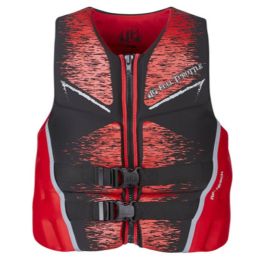 Full Throttle Mens Life Jacket Rapid-Dry Flex-Back-Red-Sm