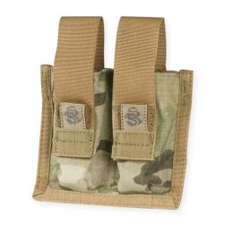 Tacprogear Double Pistol Mag Pouch w/ Griptite Multicam