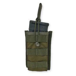 Tacprogear Single Rifle Mag Pouch Open Top Olive Drab Green