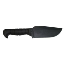 KA-BAR Warthog Fixed 6.75 in Black Blade Kraton Handle