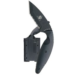 KA-BAR TDI Fixed 3.6 in Black Serrated Blade Zytel Handle