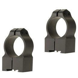 Warne 1 inch Tikka Permanently Attached - High Matte Rings