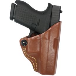 GandG Chestnut Brown Tension Belt Slide Holster-Glock LH