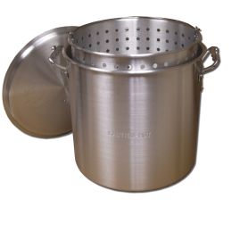 King Kooker KK32-32 Qt. Aluminum Pot with Basket and Lid