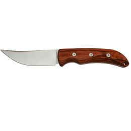 Ontario Trailing Point Fixed 4.2 in Blade Hardwood Handle