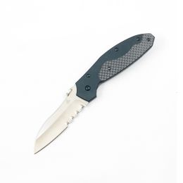 Nemesis Manx Folder 3.0in Satin Combo Blade 7.15in Overall