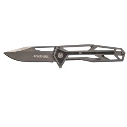 Schrade 1084283 Folder 3.0 in Bead Blast Blade Rubber Handle