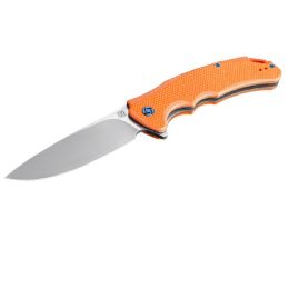 Artisan Tradition Folder 3.9 in Orange G-10 Handle Plain