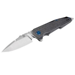 Artisan Predator Folder 3.74 in Carbon Fiber G-10 Handle D2