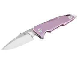 Artisan Predator Folder 3.74 in Rose Titanium Handle S35VN