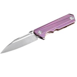 Artisan Littoral Folder 3.54 in Rose Titanium Handle S35VN