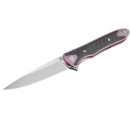 Artisan Shark Folder 3.94 in. Rose Titanium Handle S35VN