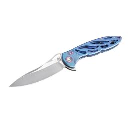 Artisan Hoverwing Folder 3.94 S35VN Blade Blue Titanium