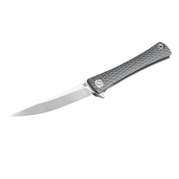 Artisan Waistline Folder 4.06in M390 Blade Gray Titanium Hnd