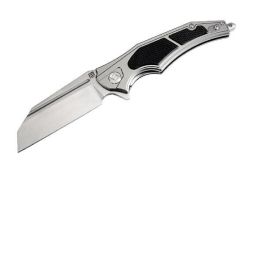 Artisan Apache Nomad Folder 3.82 in D2 Aluminum-Black G-10