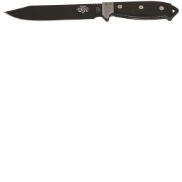 Utica UTKB6 Fixed 7.0 in Black Blade Black Micarta Handle