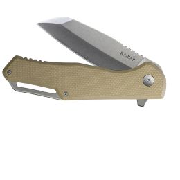 KA-BAR Jarosz Folder Flipper 3.4 in Wharncliffe G-10 Handle