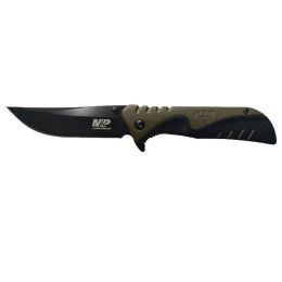 SW MP U.G. Folder 3.0 in Blade Olive Drab Rubber Handle