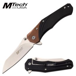 MTech Folder 3.50 in Blade Bronze Bolster Black G-10 Handle