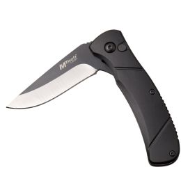 Mtech Folder 2.75 in Blade Black Anodized Aluminum Handle